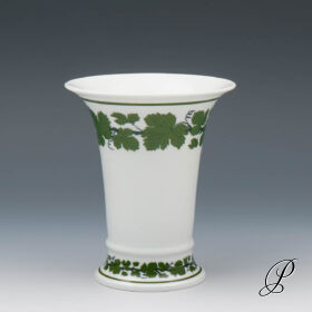 Vase Meissen im Dekor Weinlaub Knaufzeit um 1900 Jhd.