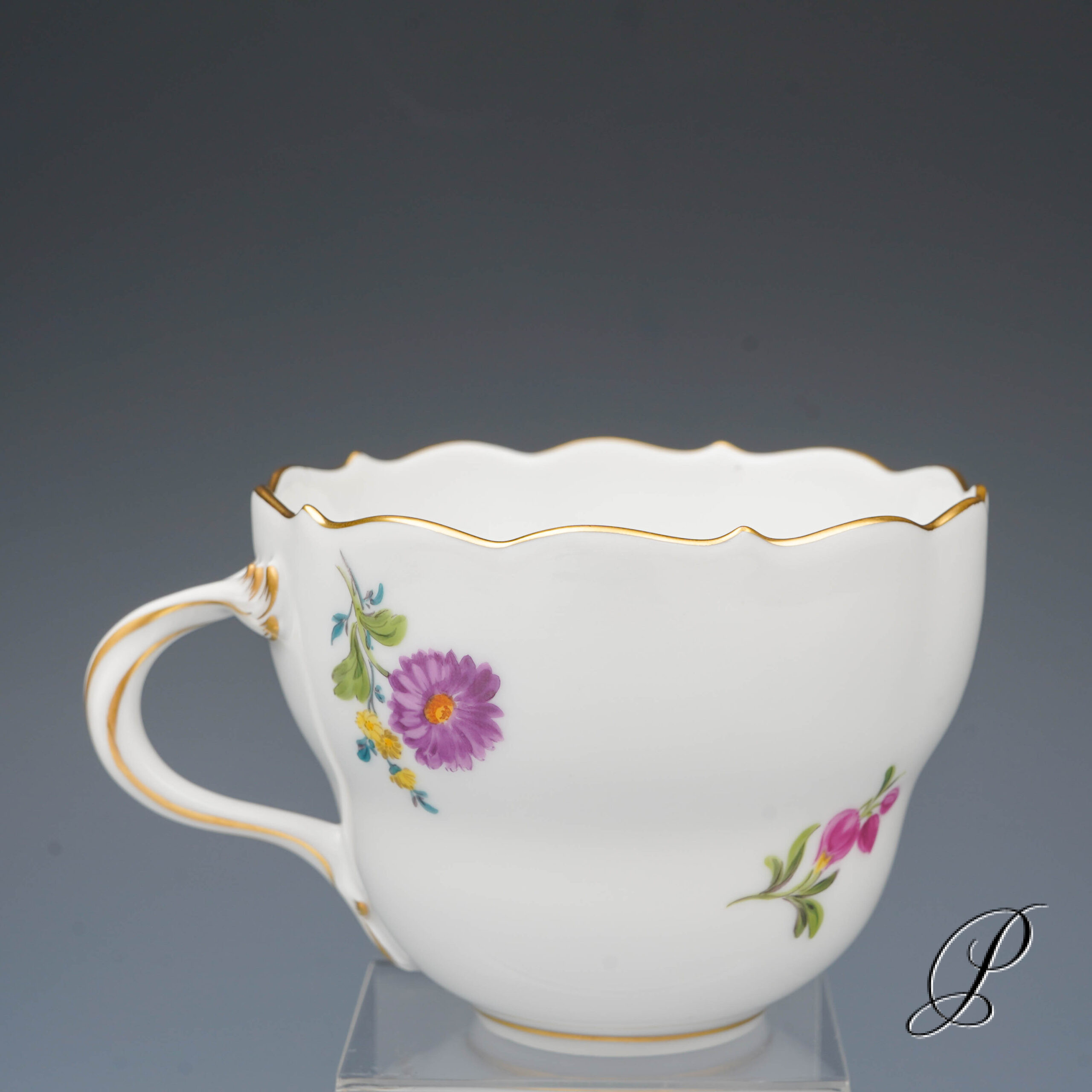 Kaffeeservice Meissen für 6 Personen im Dekor Blume4 schräg – Bild 23