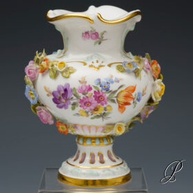 kleine Vase Meissen 1.Wahl Knaufzeit um 1900 Jhd.