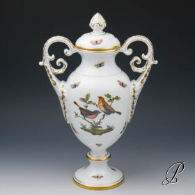 große (37cm)  Amphorenvase Herend im Dekor Rothschild