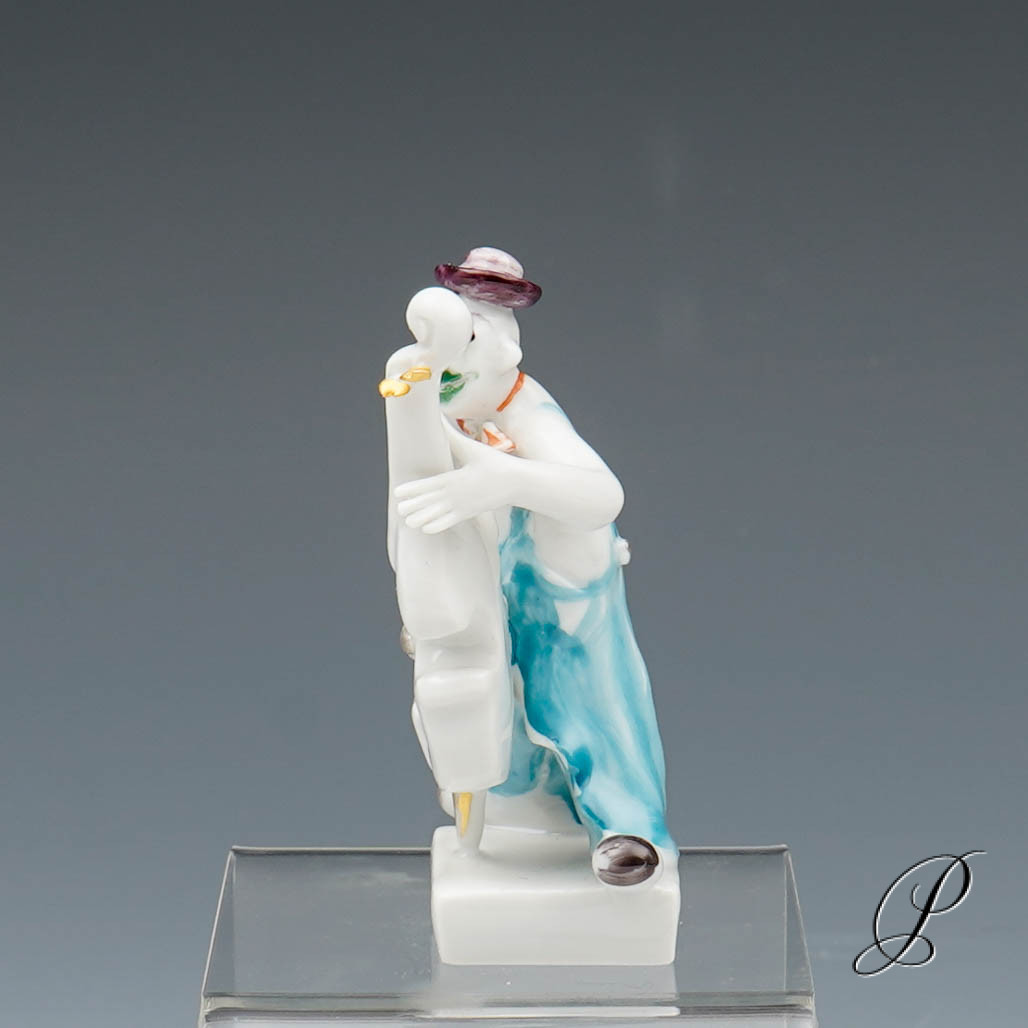 Figur Meissen 1.Wahl Clown aus der Clownkapelle von Peter Strang – Bild 3