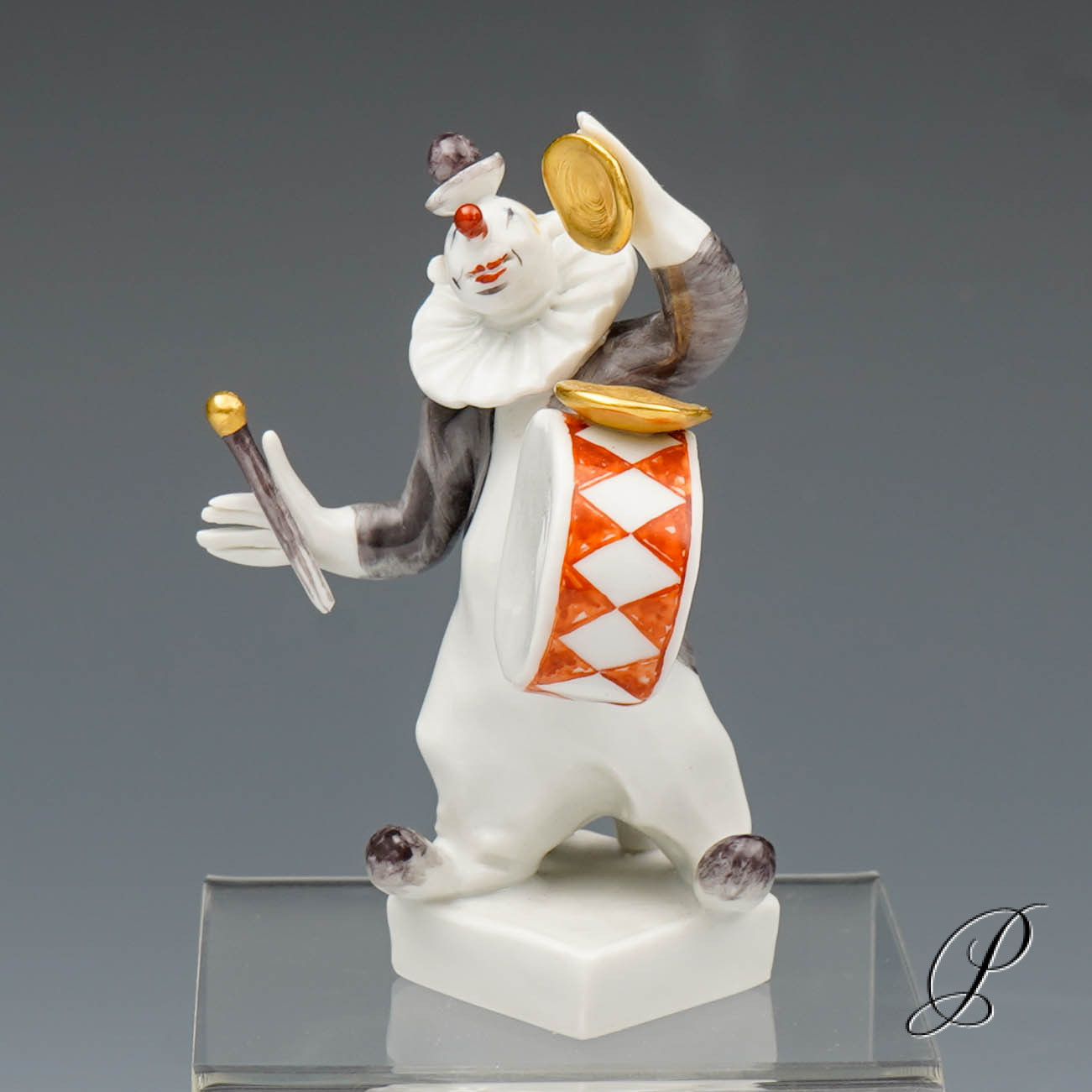 Figur Meissen 1.Wahl Clown aus der Clownkapelle von Peter Strang – Bild 3
