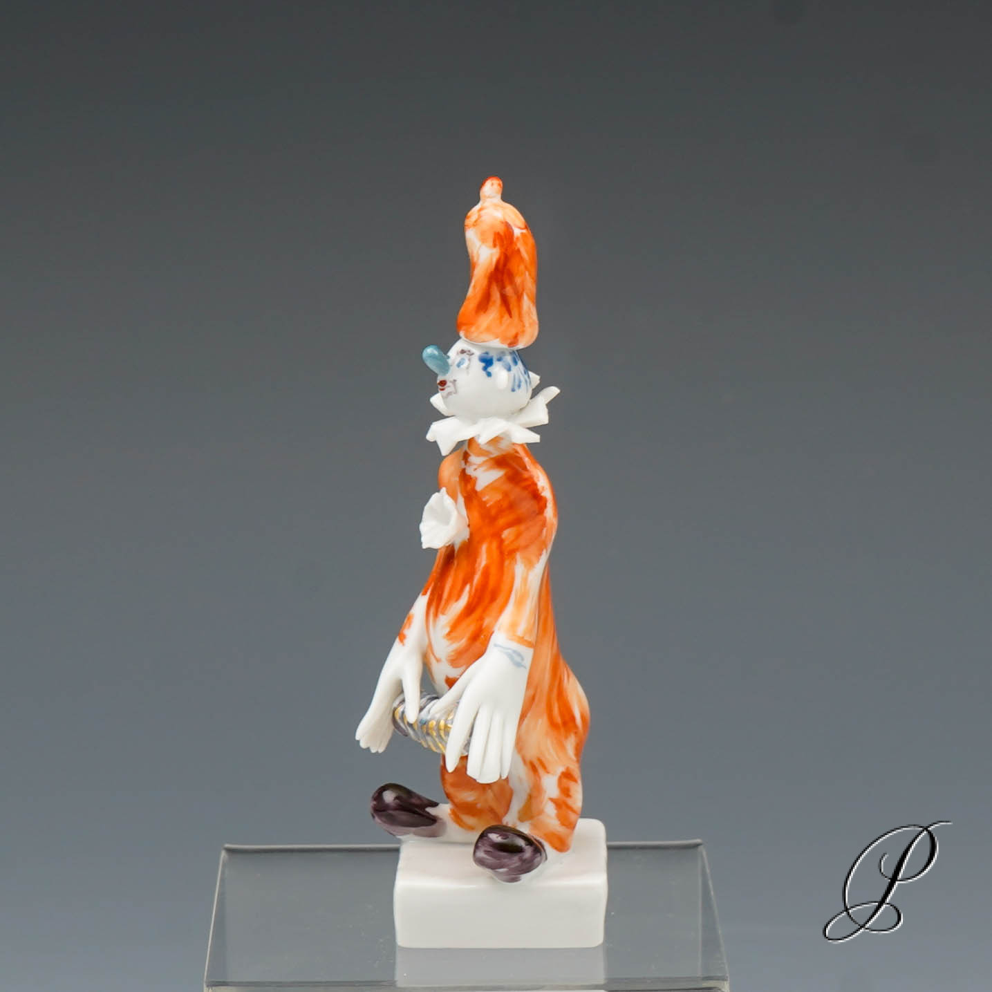 Figur Meissen 1.Wahl Clown aus der Clownkapelle von Peter Strang – Bild 3