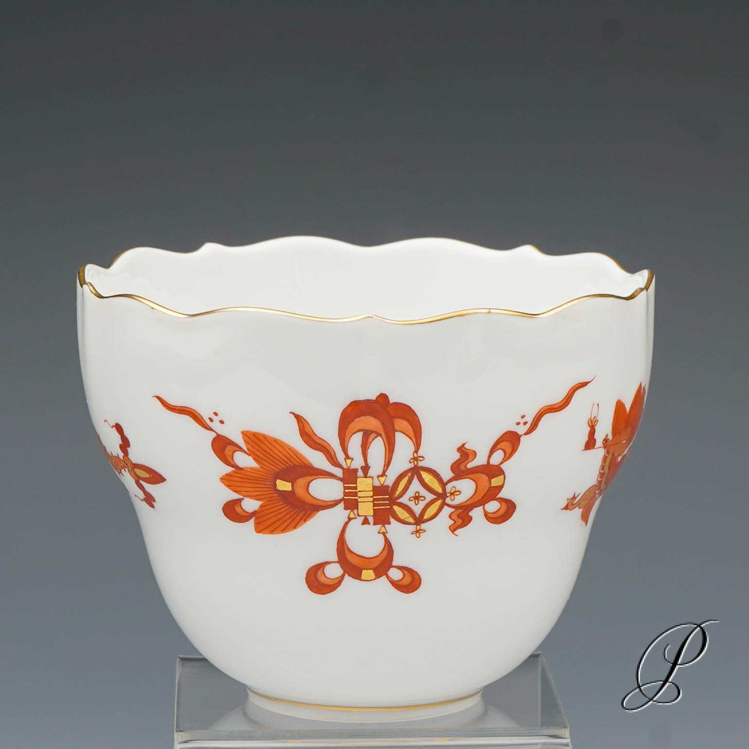 Kaffeegedeck Meissen 1.Wahl reicher Drache rot – Bild 10