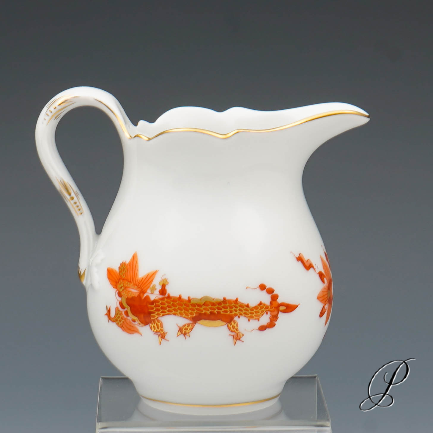 Mokkaservice Meissen 1.Wahl Reicher Drache rot – Bild 13