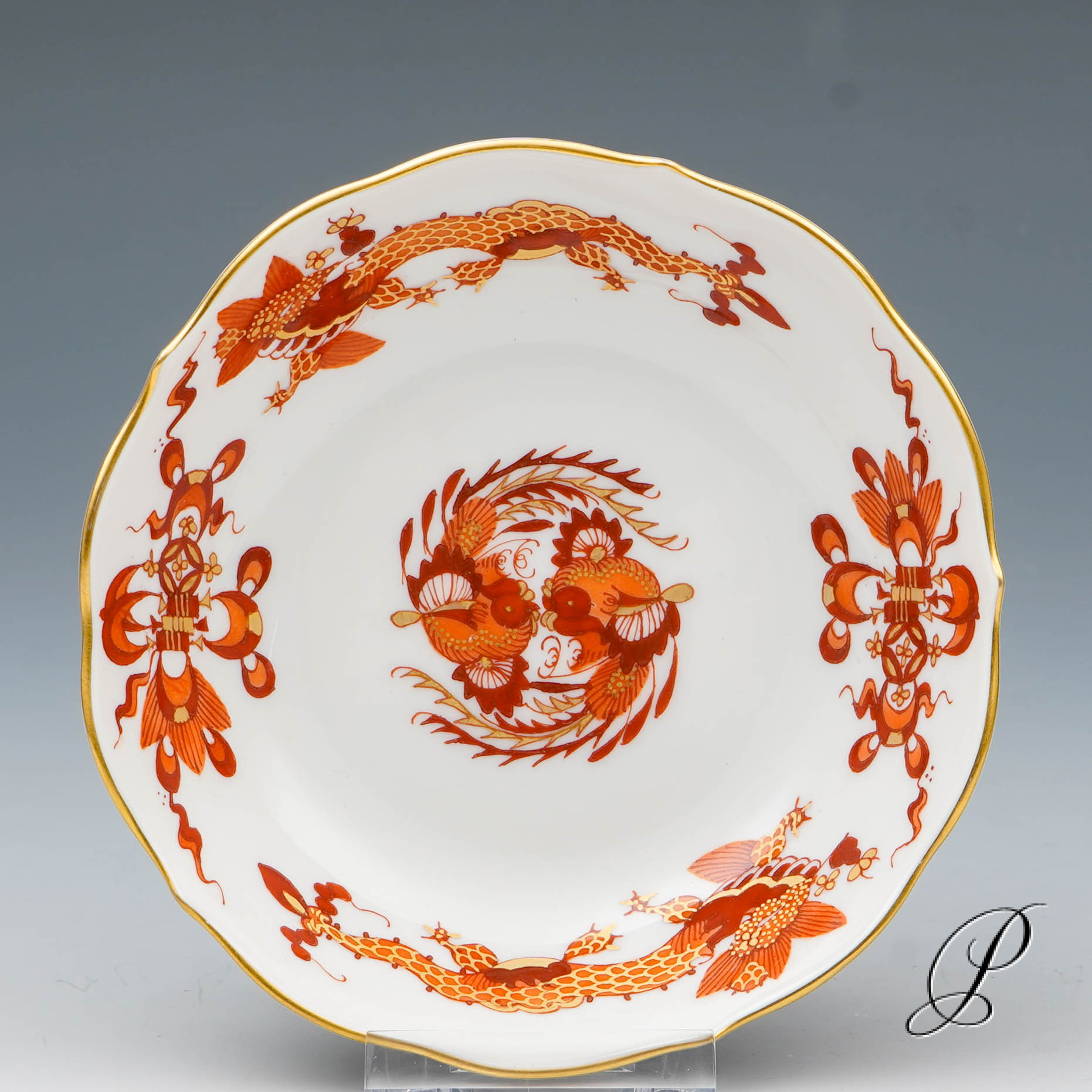 Mokkaservice Meissen 1.Wahl Reicher Drache rot – Bild 21