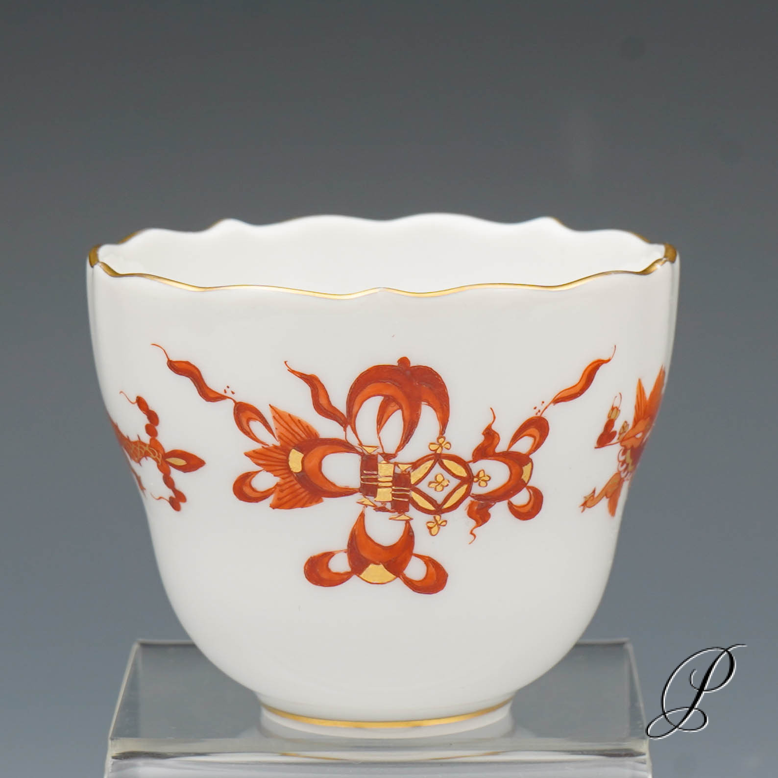 Mokkaservice Meissen 1.Wahl Reicher Drache rot – Bild 23