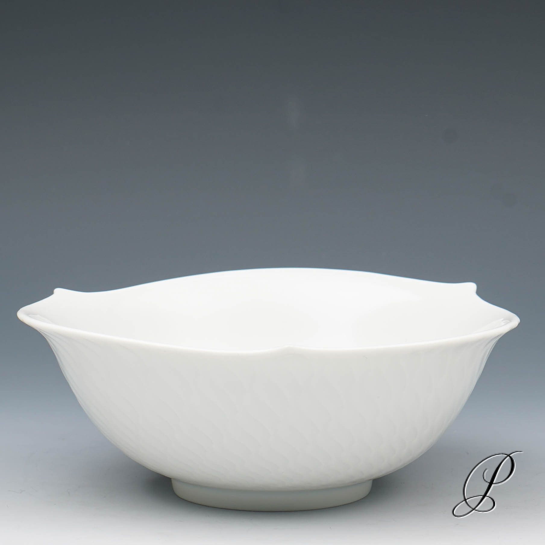 2 Müslischalen oder Beilageschalen Meissen Wellenspiel Relief – Bild 5