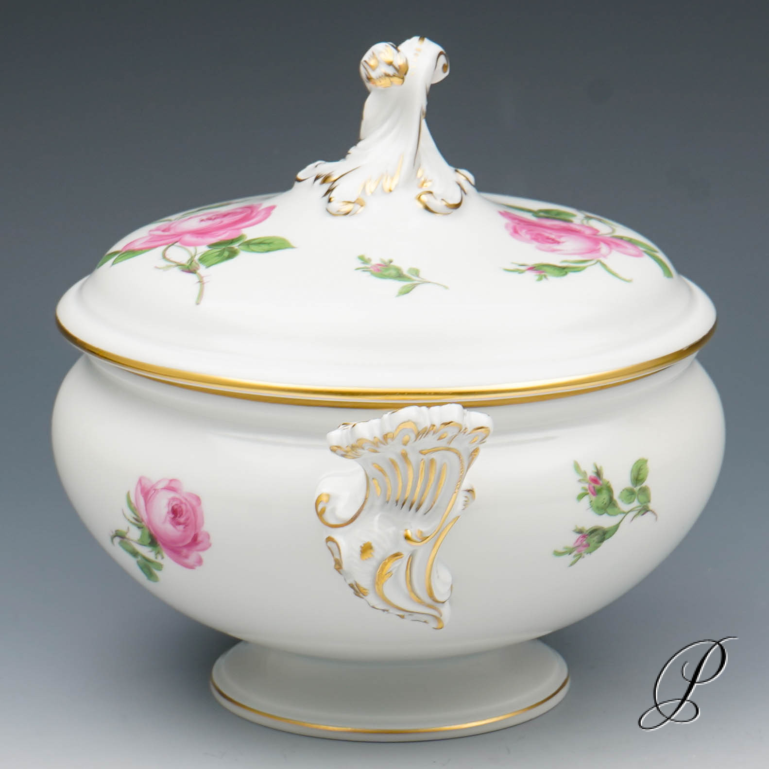 Terrine Meissen im Dekor Rote Rose – Bild 10