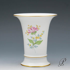 Vase Meissen 1.Wahl im Dekor Blume2