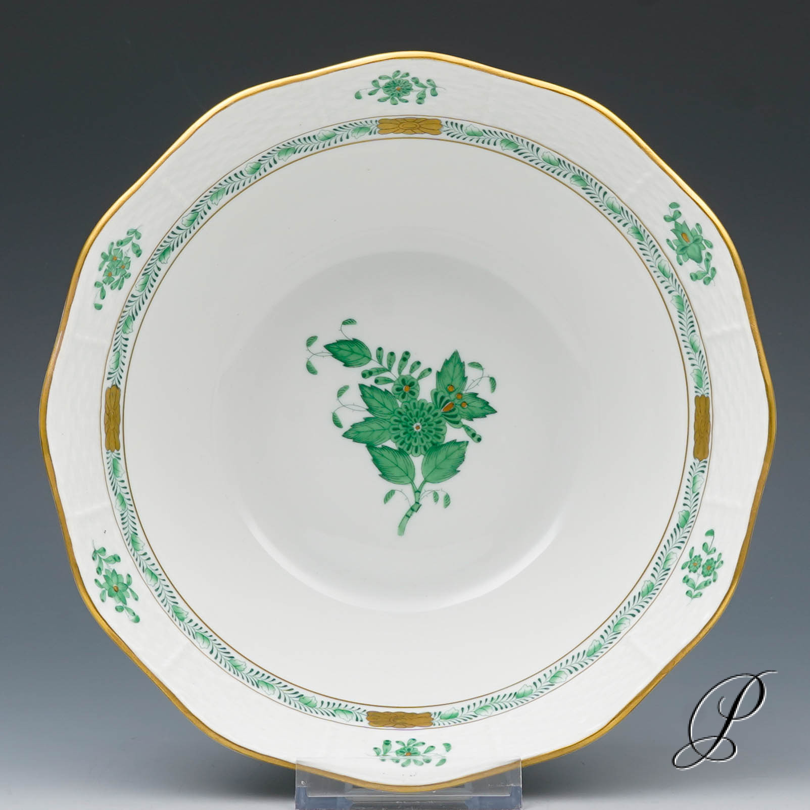 Speiseservice Herend im Dekor Apponyi grün für 12 Personen – Bild 26