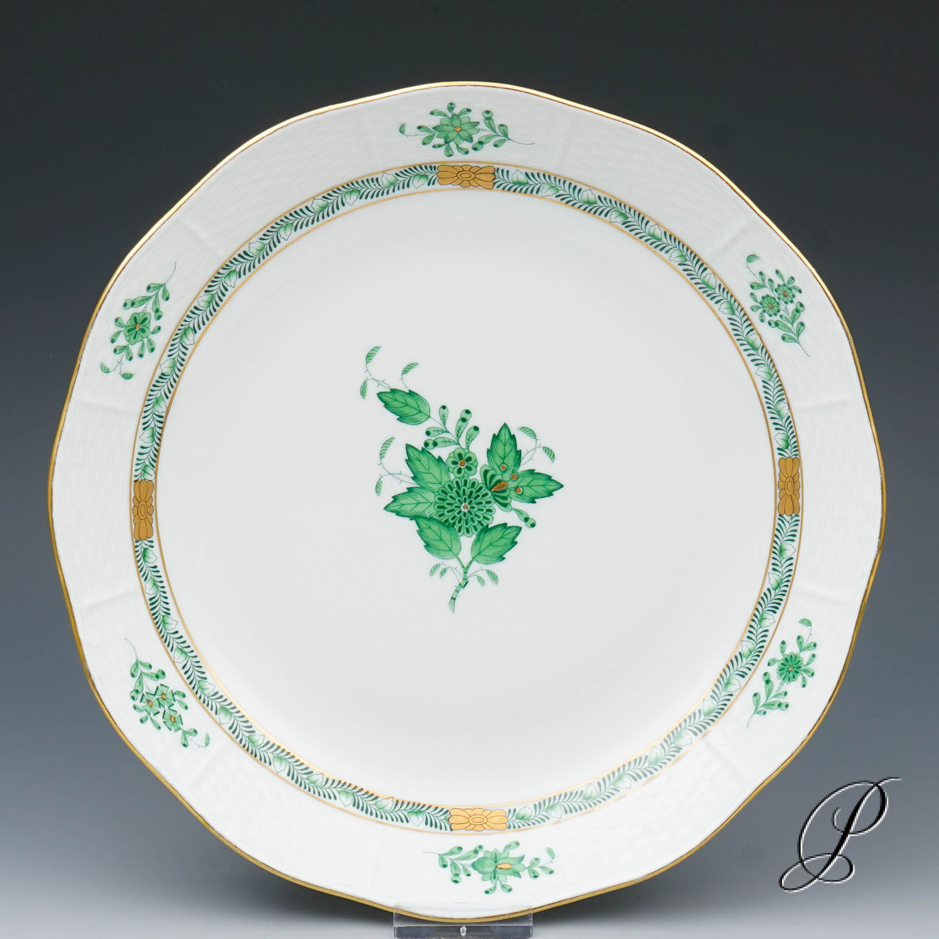 Speiseservice Herend im Dekor Apponyi grün für 12 Personen – Bild 28