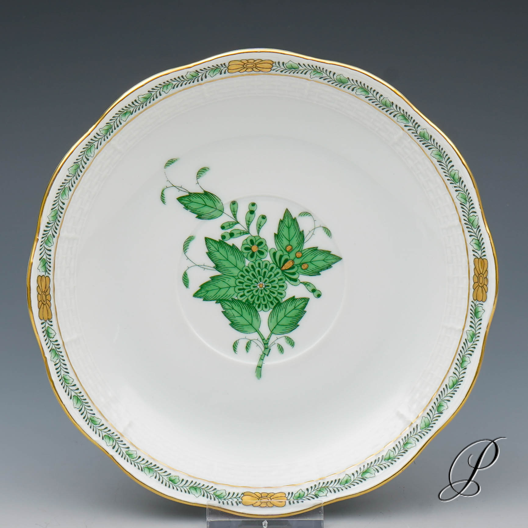 Speiseservice Herend im Dekor Apponyi grün für 12 Personen – Bild 33