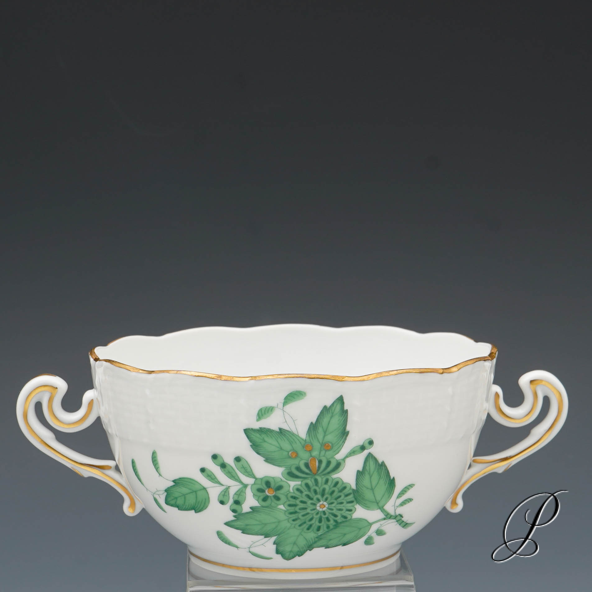 Speiseservice Herend im Dekor Apponyi grün für 12 Personen – Bild 34