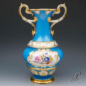traumhafte Prunkvase Meissen 1.Wahl Knaufzeit um 1880