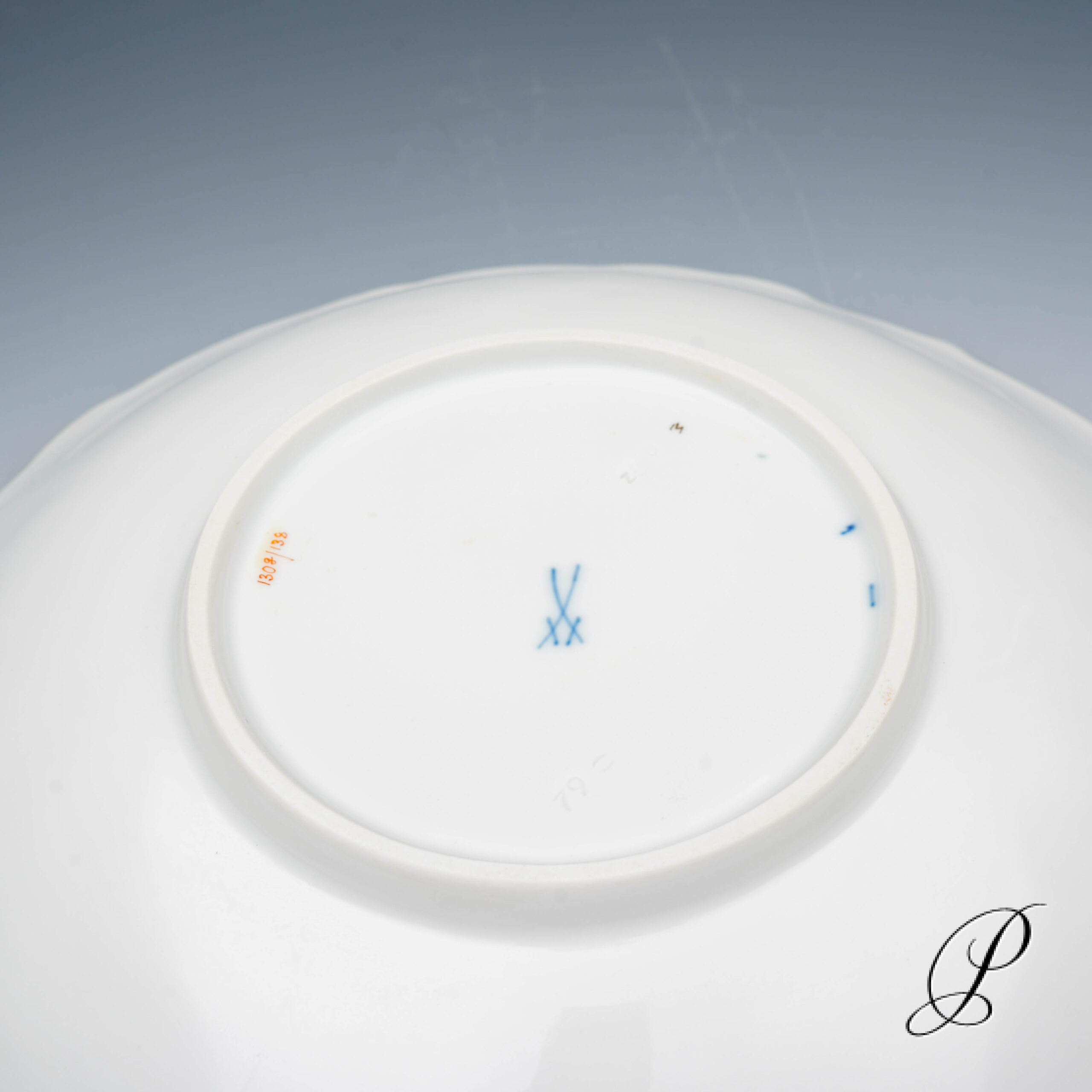 wunderschöner großer Prunkteller Meissen 1.Wahl – Bild 6