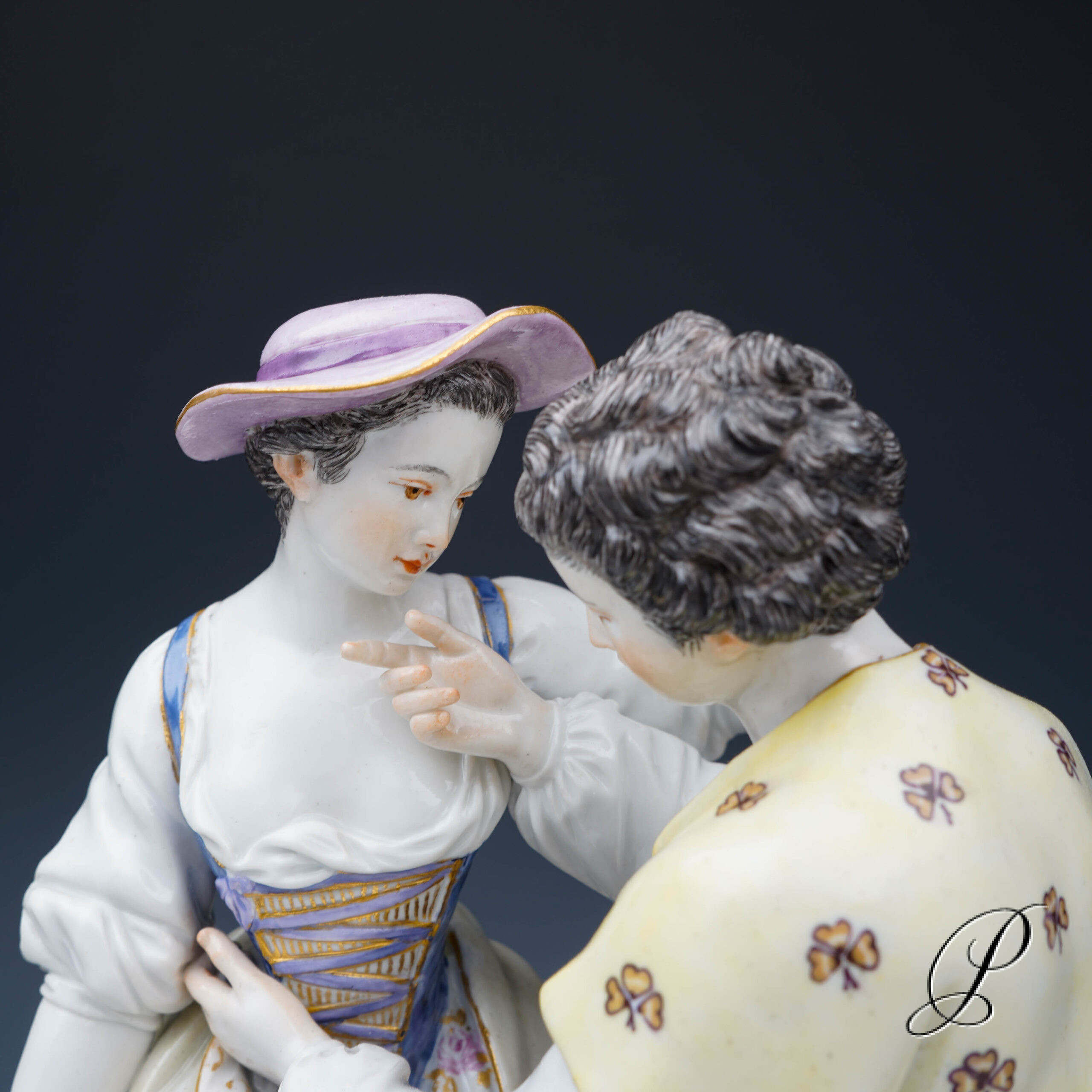 große Figurengruppe Meissen 1.Wahl – Bild 6