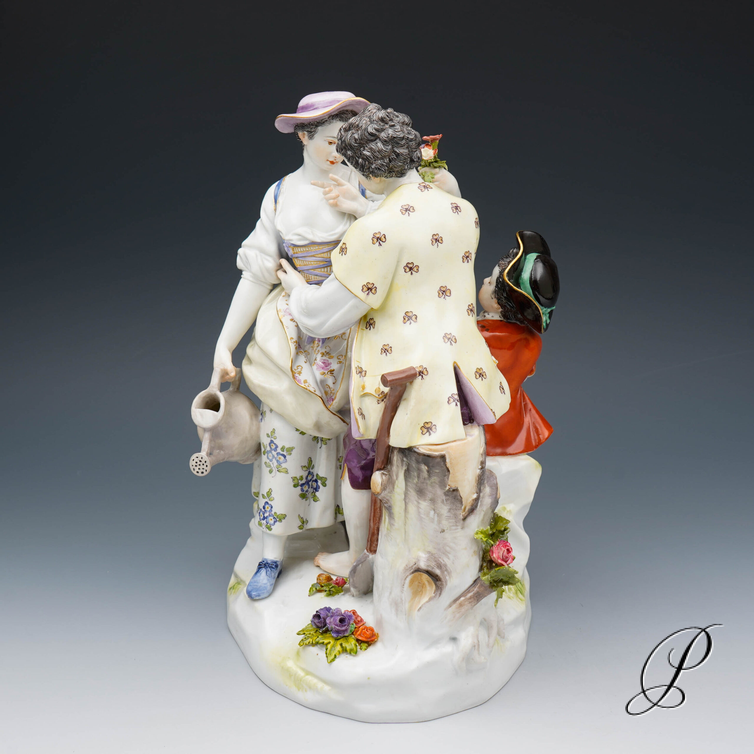 große Figurengruppe Meissen 1.Wahl – Bild 7