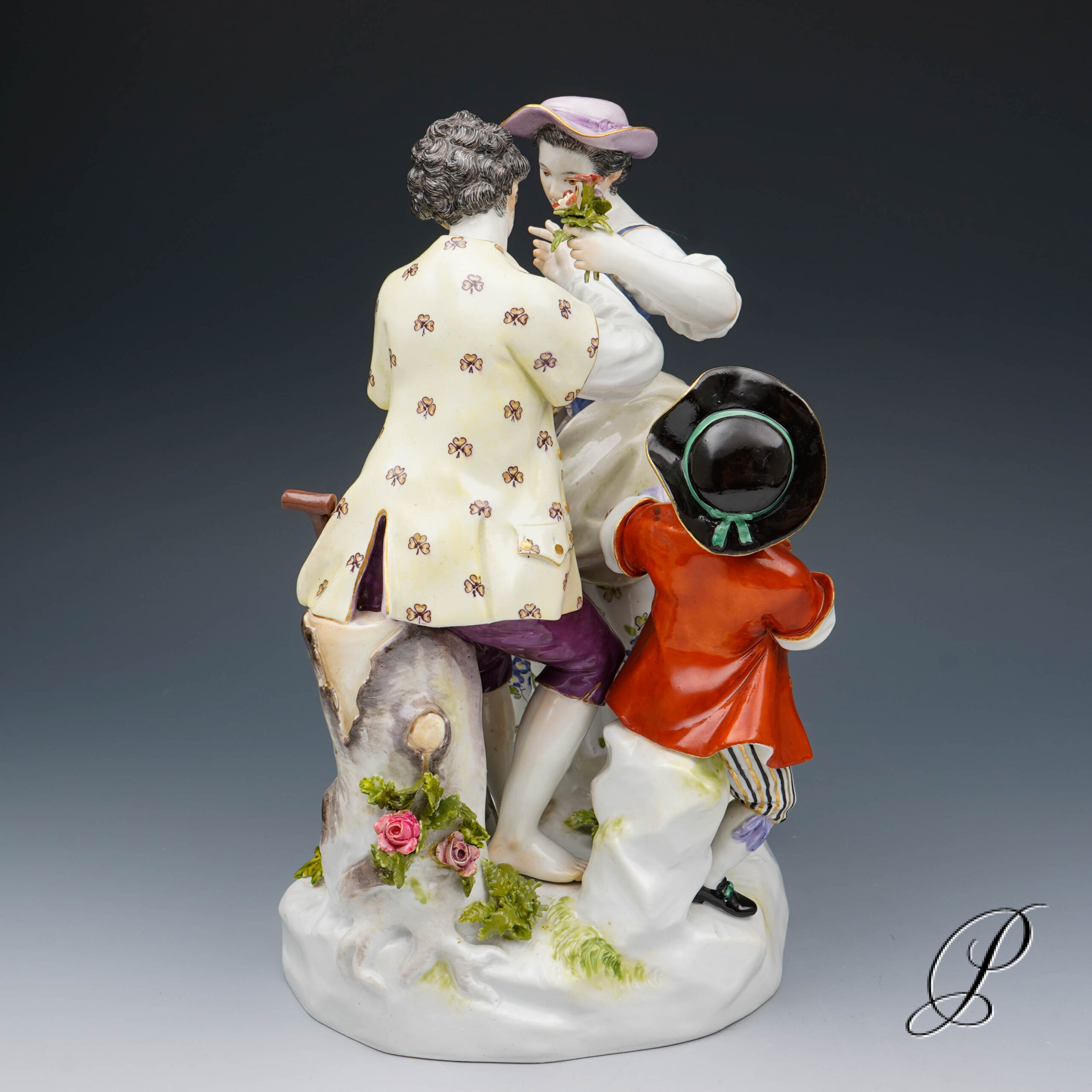 große Figurengruppe Meissen 1.Wahl – Bild 9