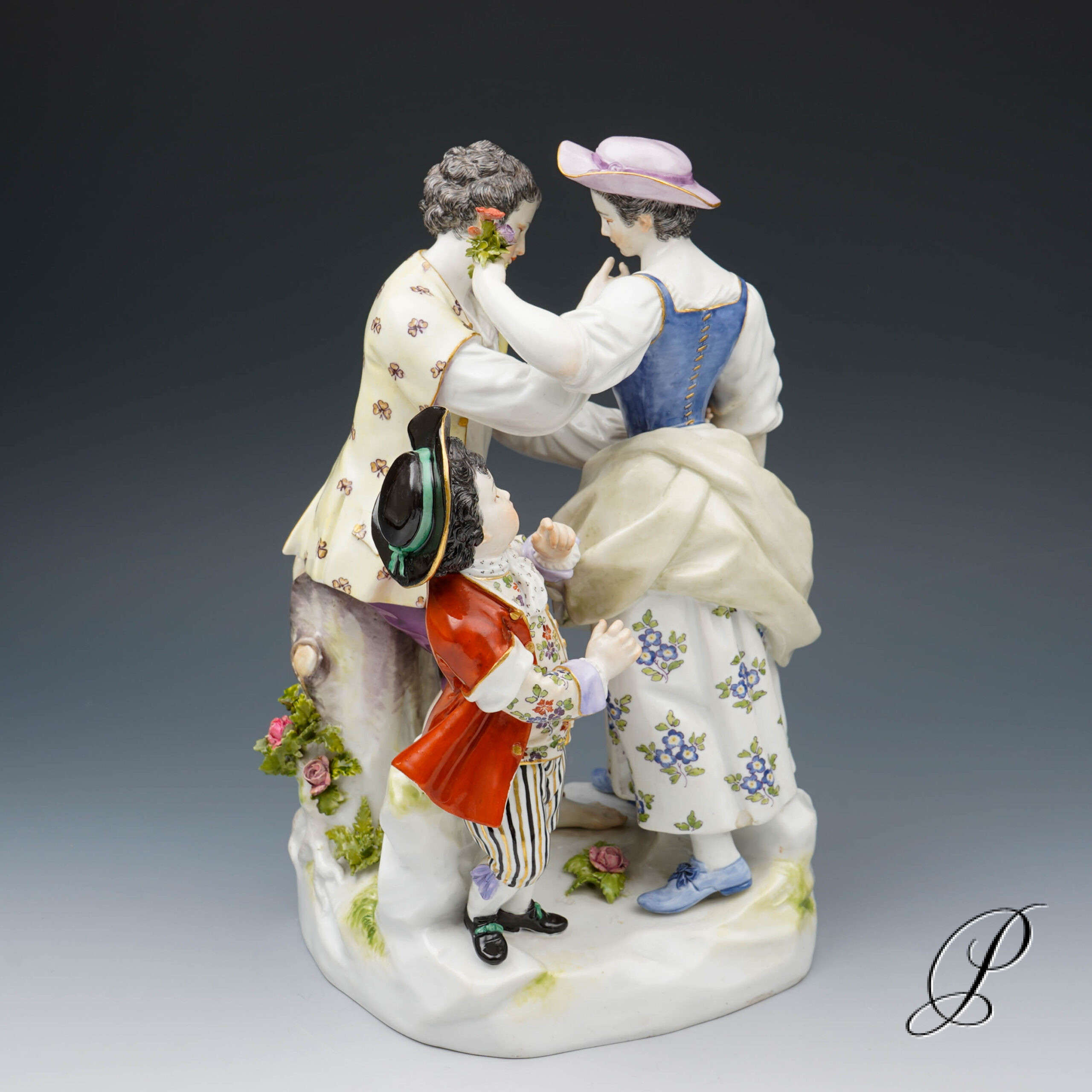 große Figurengruppe Meissen 1.Wahl – Bild 11