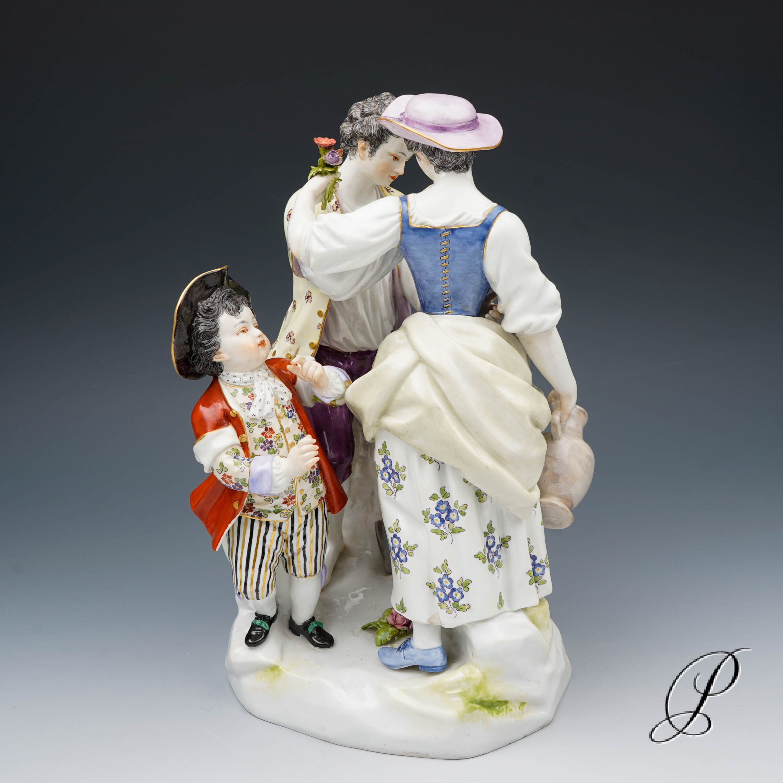 große Figurengruppe Meissen 1.Wahl – Bild 12