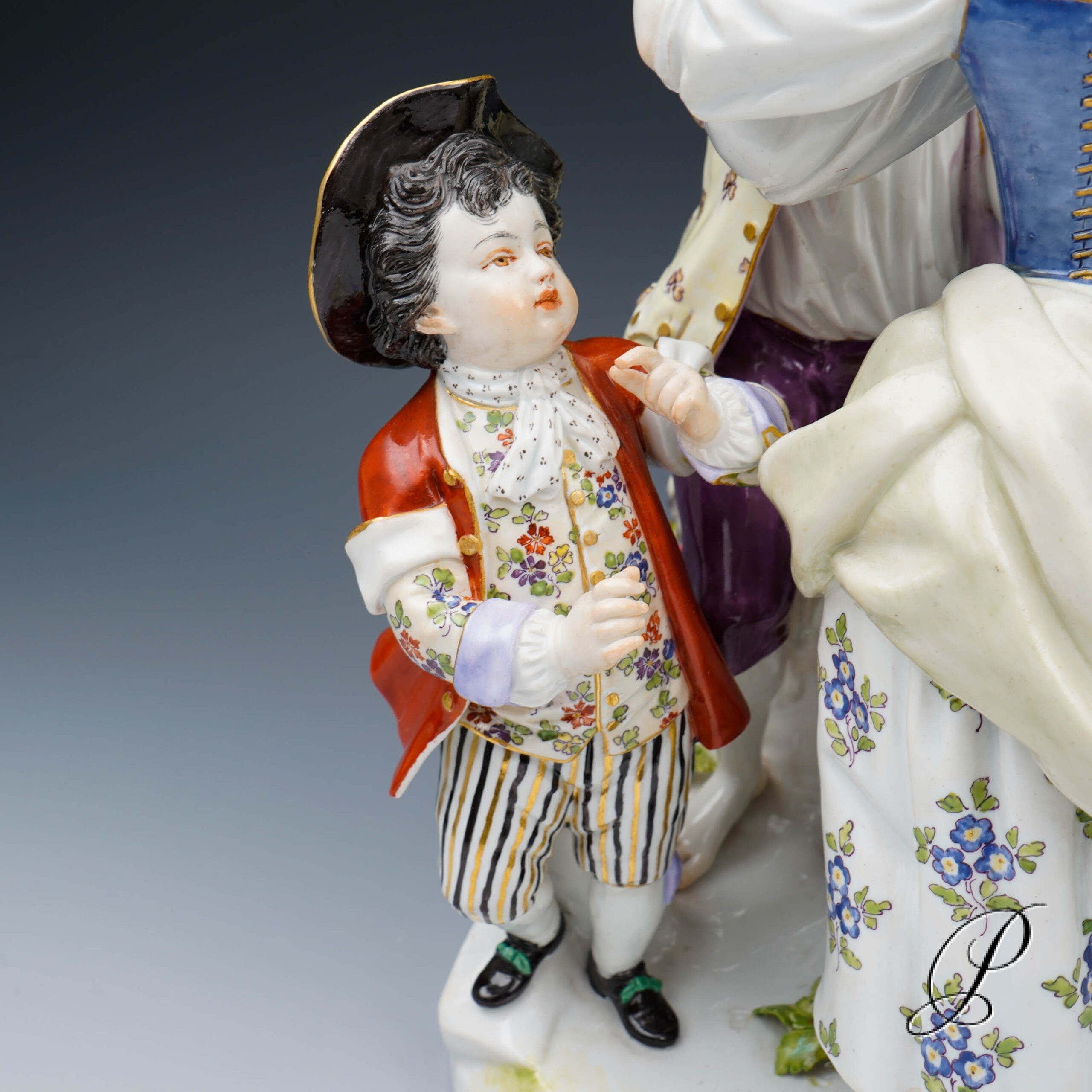 große Figurengruppe Meissen 1.Wahl – Bild 13