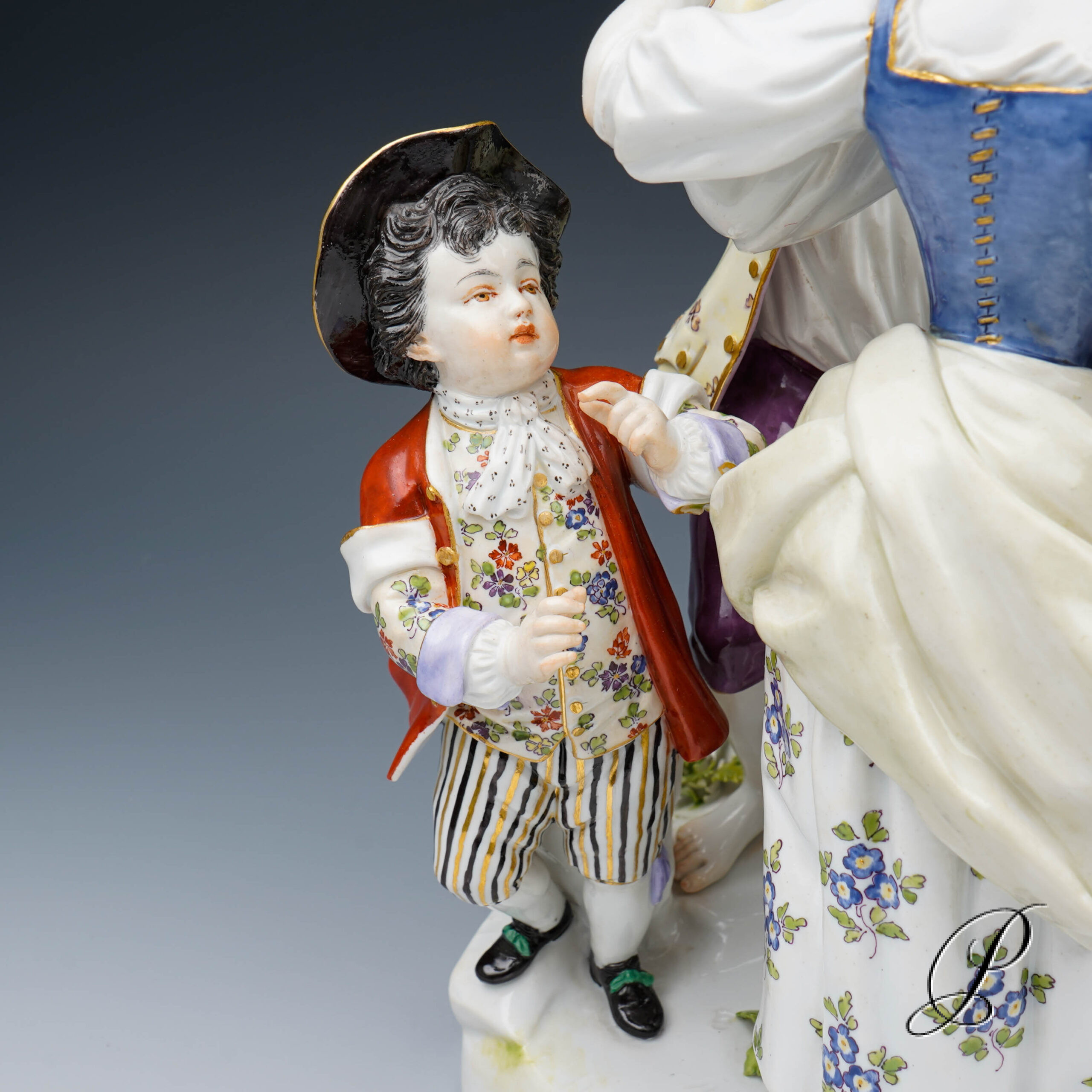 große Figurengruppe Meissen 1.Wahl – Bild 14