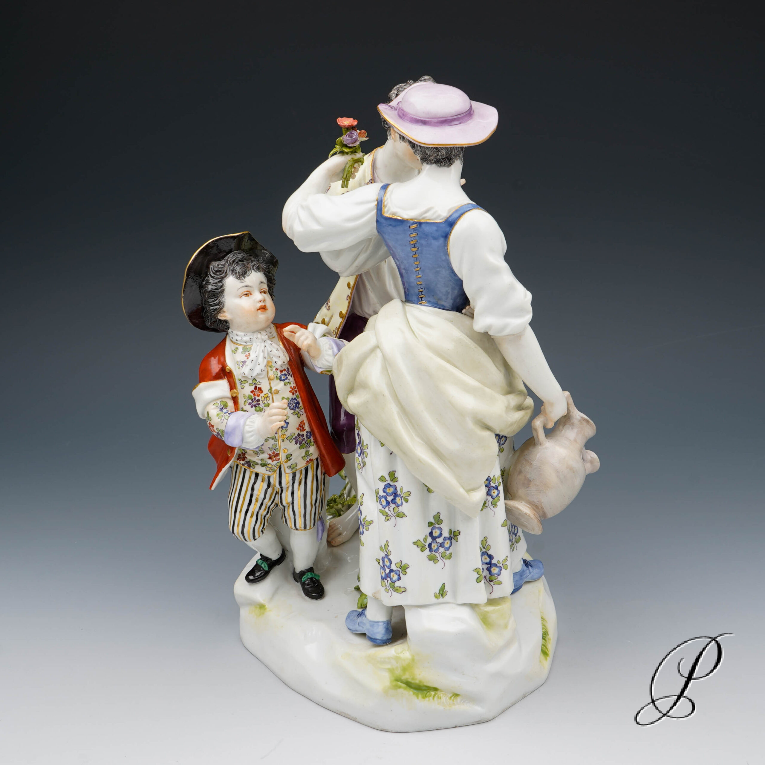 große Figurengruppe Meissen 1.Wahl – Bild 15