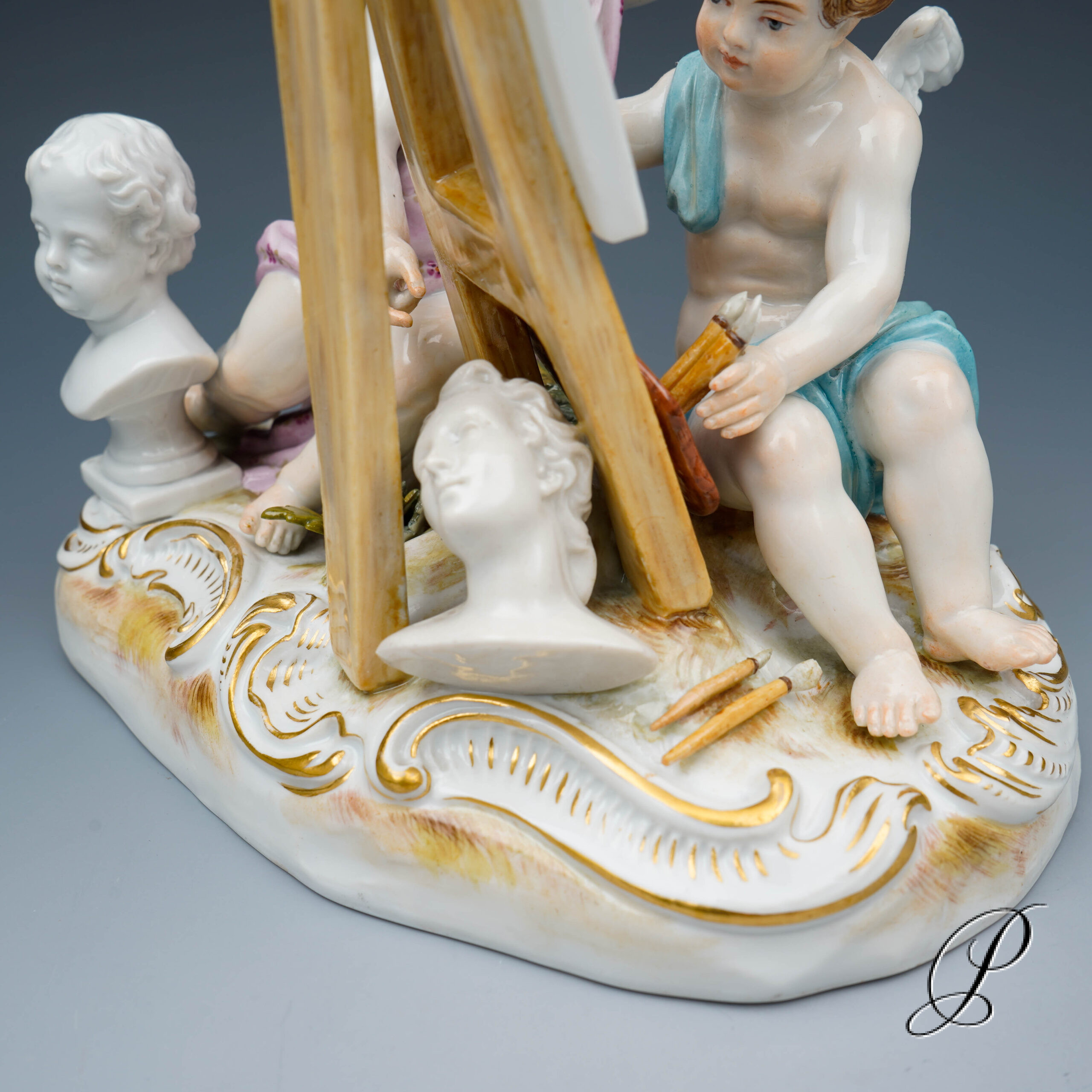 Figurengruppe Meissen Knaufzeit um 1890 Jhd. - bildende Künste - – Bild 3