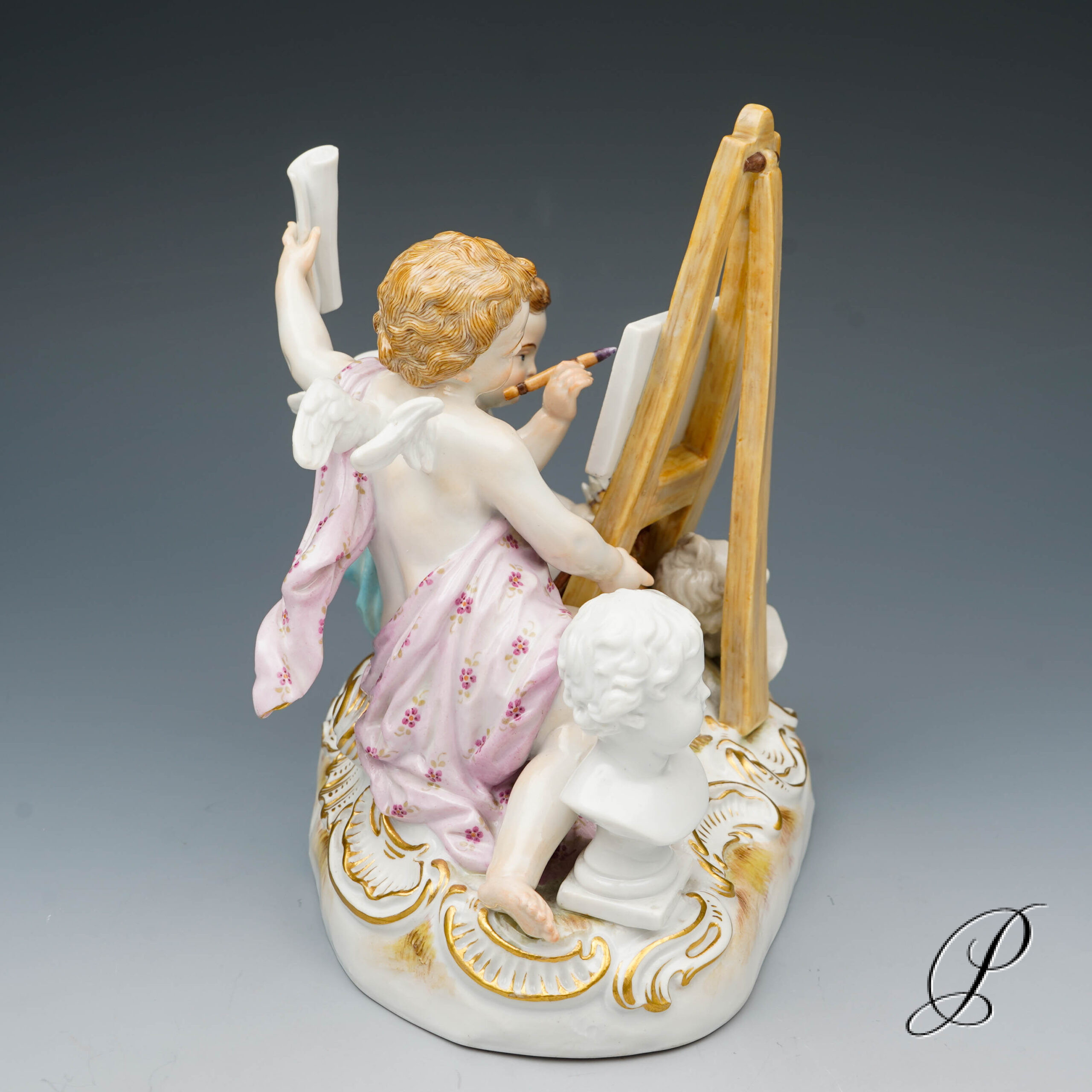 Figurengruppe Meissen Knaufzeit um 1890 Jhd. - bildende Künste - – Bild 6
