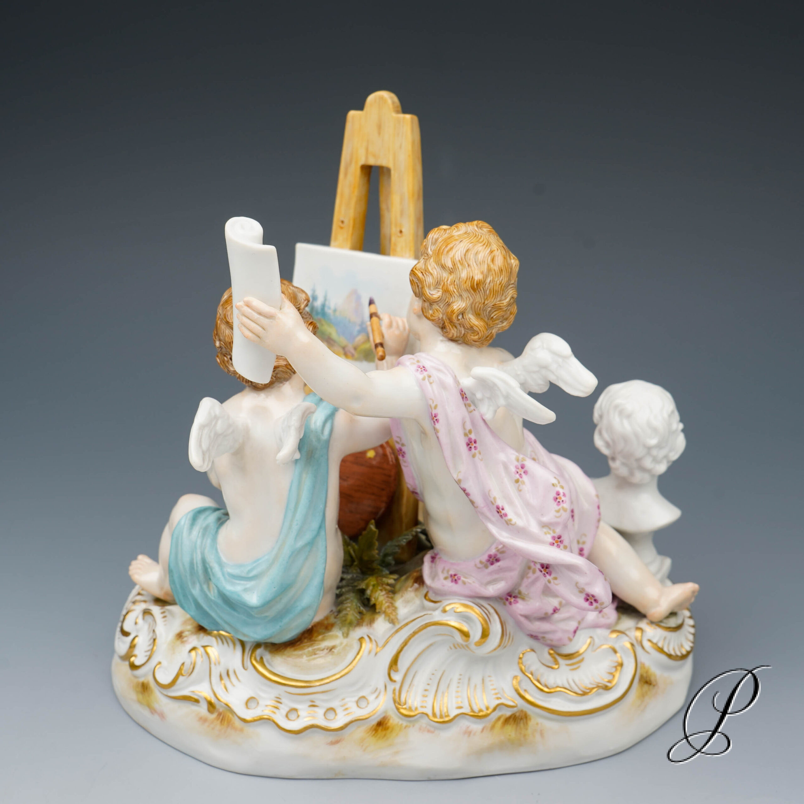 Figurengruppe Meissen Knaufzeit um 1890 Jhd. - bildende Künste - – Bild 8