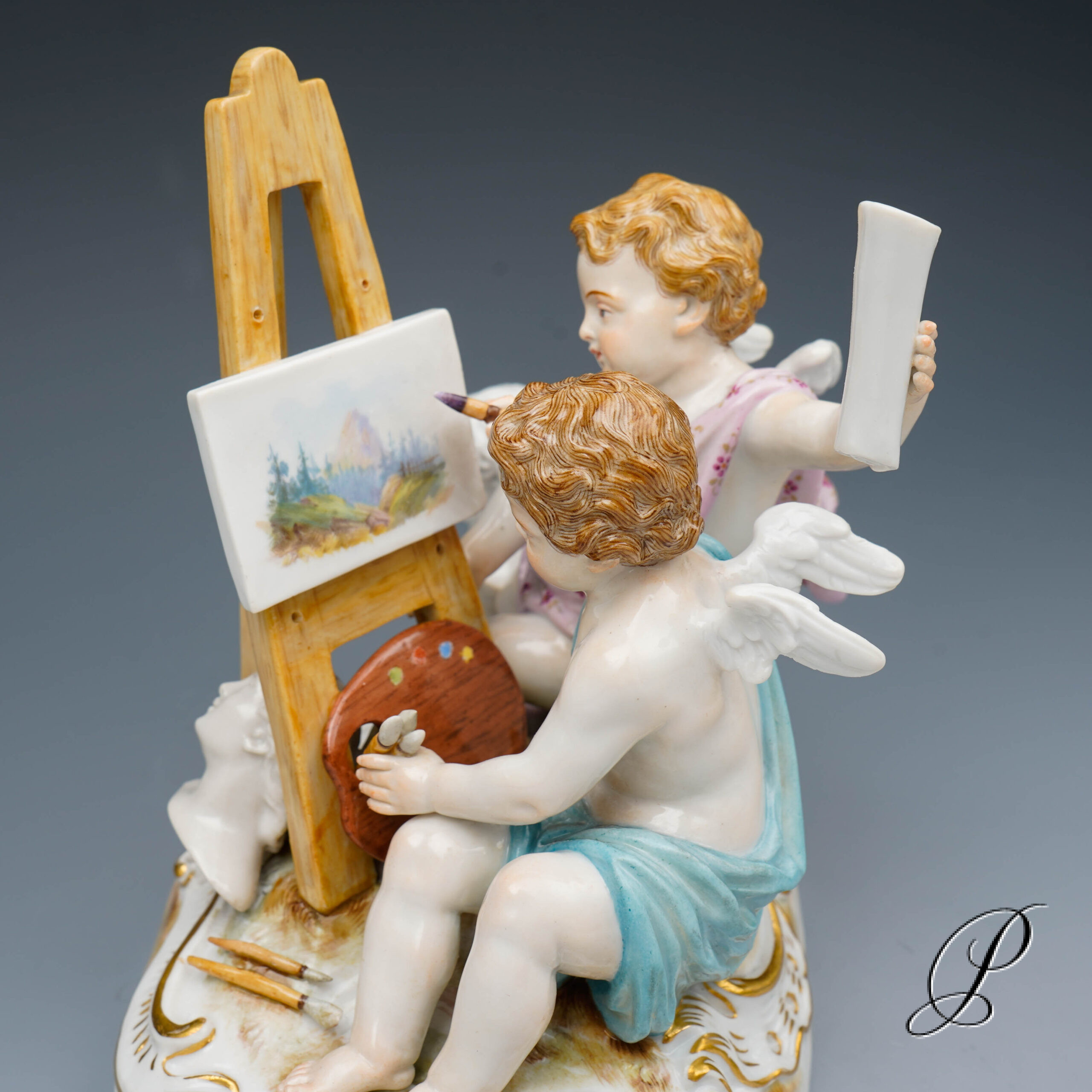 Figurengruppe Meissen Knaufzeit um 1890 Jhd. - bildende Künste - – Bild 10