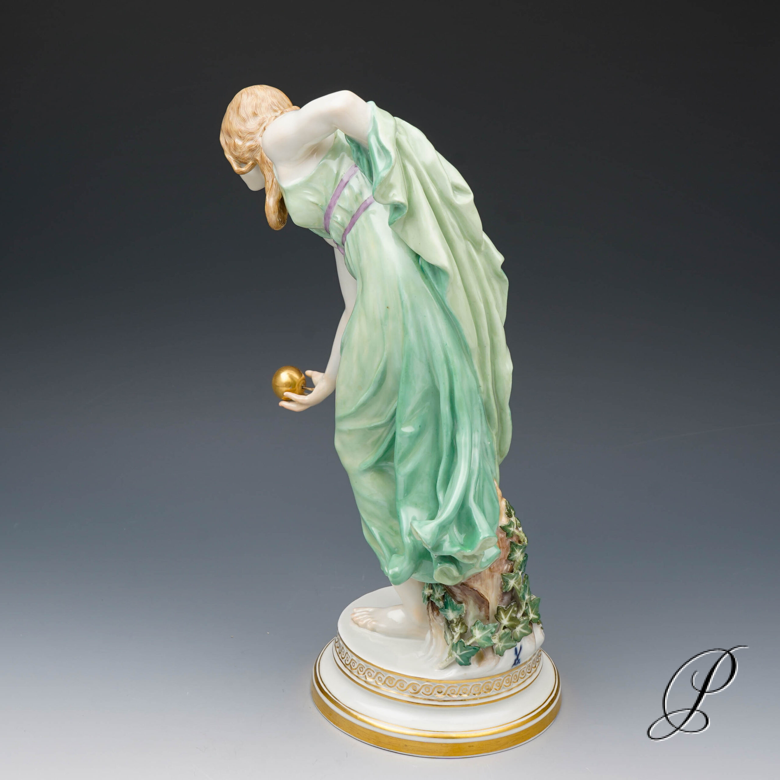 Meissen Figur 1.Wahl die Kugelspielerin - Jugendstil – Bild 12