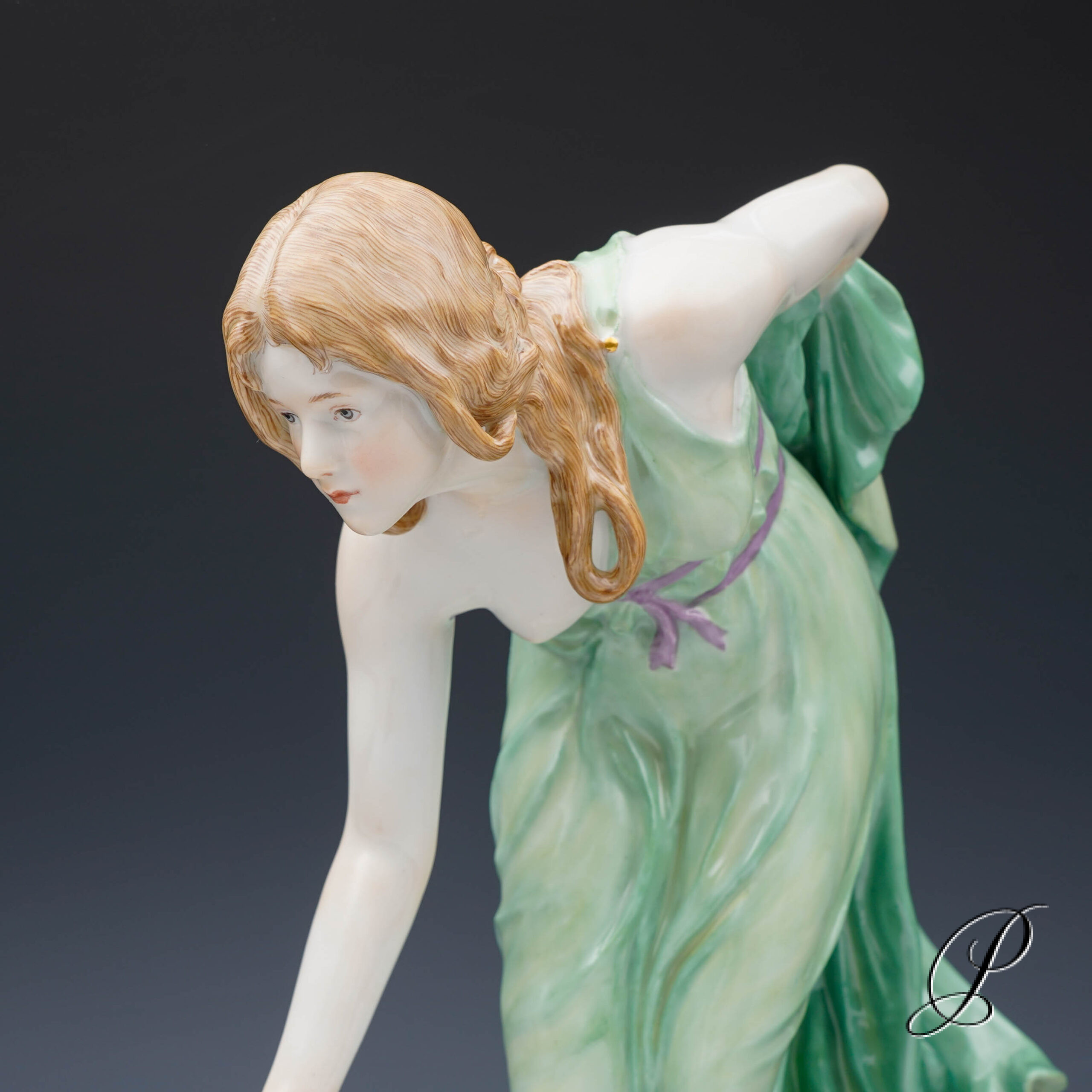 Meissen Figur 1.Wahl die Kugelspielerin - Jugendstil – Bild 15
