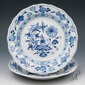 2 Kuchenteller Meissen im Dekor Zwiebelmuster