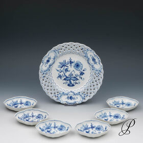 Konfektset Meissen im Dekor Zwiebelmuster