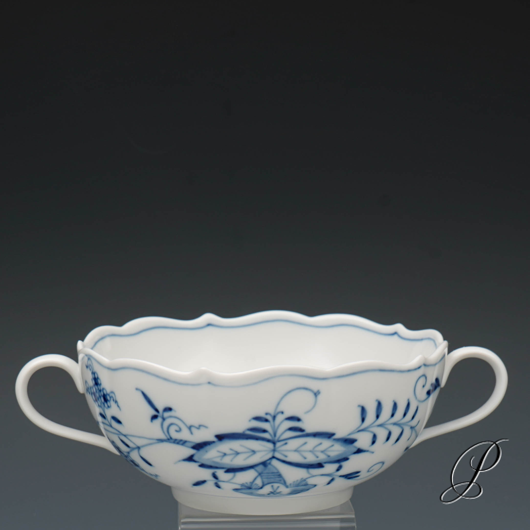 Suppengedeck Meissen 1.Wahl im Dekor Zwiebelmuster – Bild 4