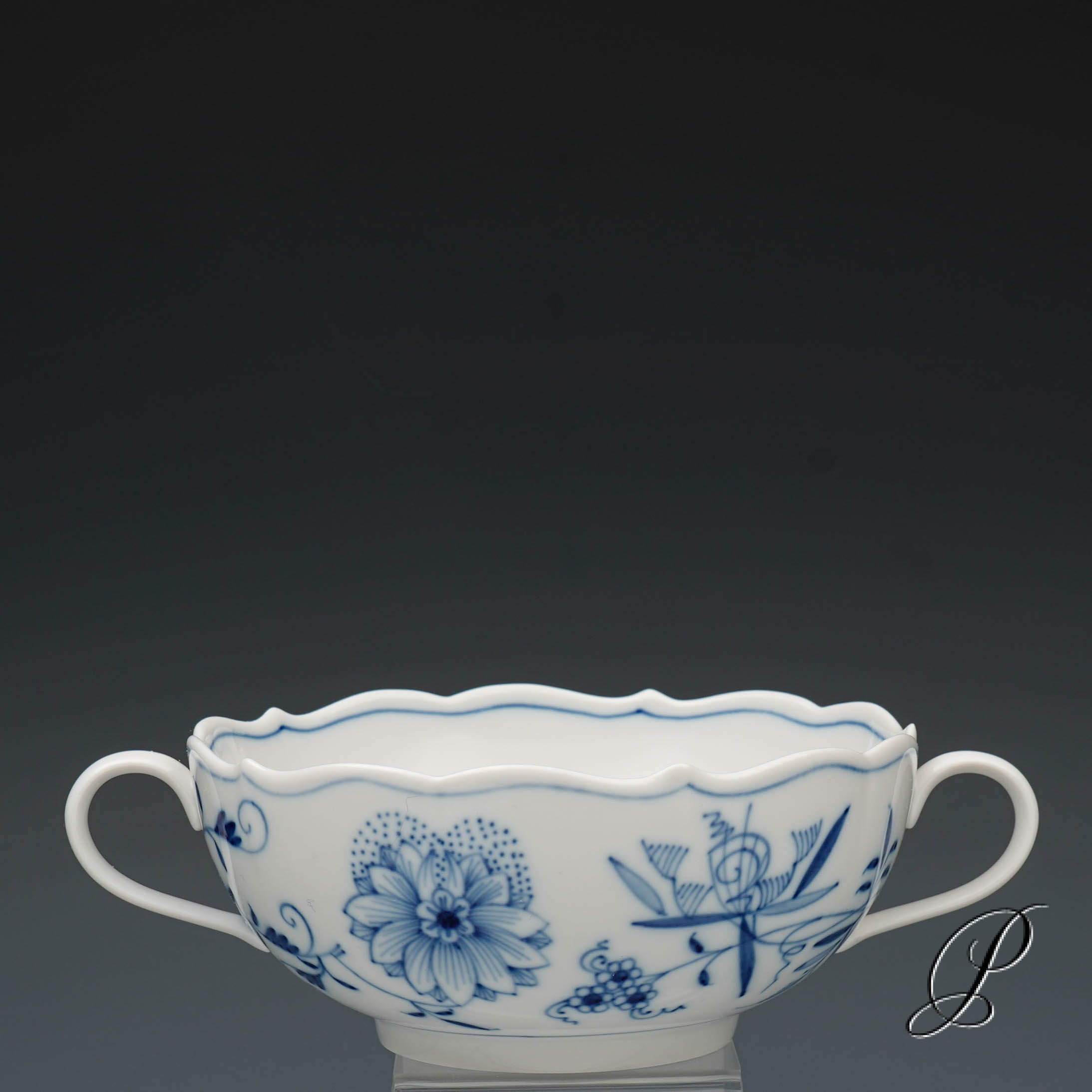 Suppengedeck Meissen 1.Wahl im Dekor Zwiebelmuster – Bild 6