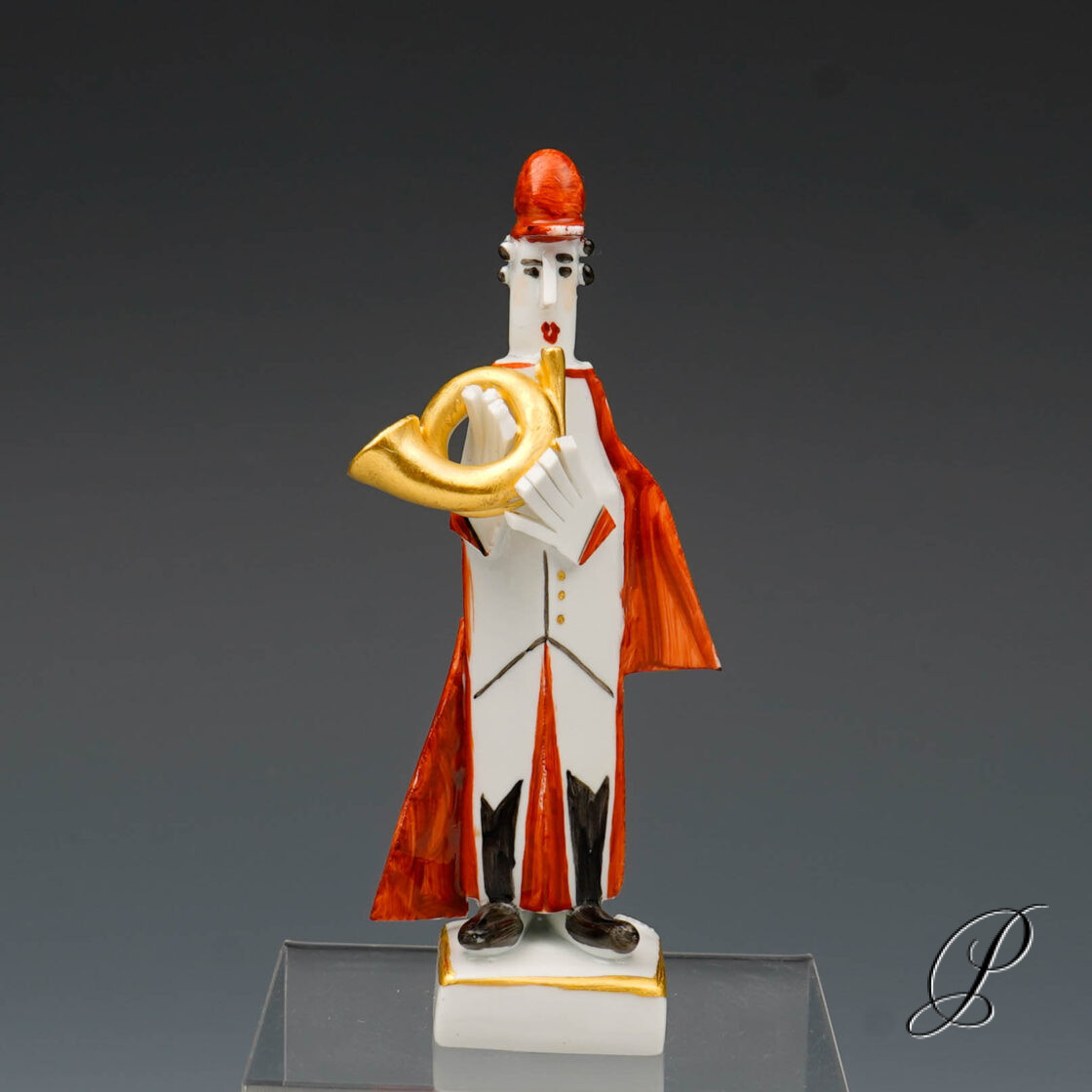 Meissen Figur 1.Wahl  "Parforcejäger " von Peter Strang