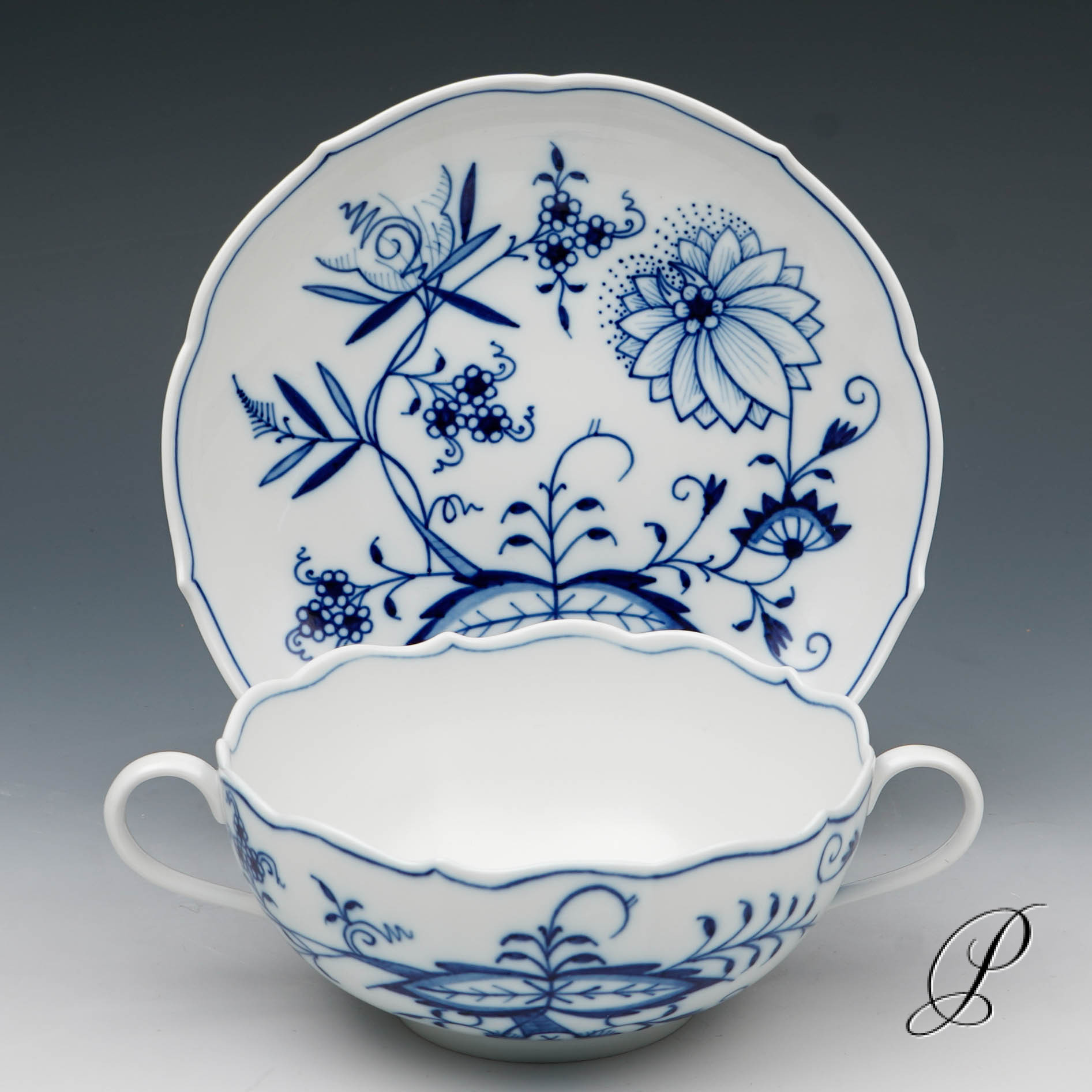 Speiseservice Meissen für 8 Personen im Dekor Zwiebelmuster 1.Wahl – Bild 18