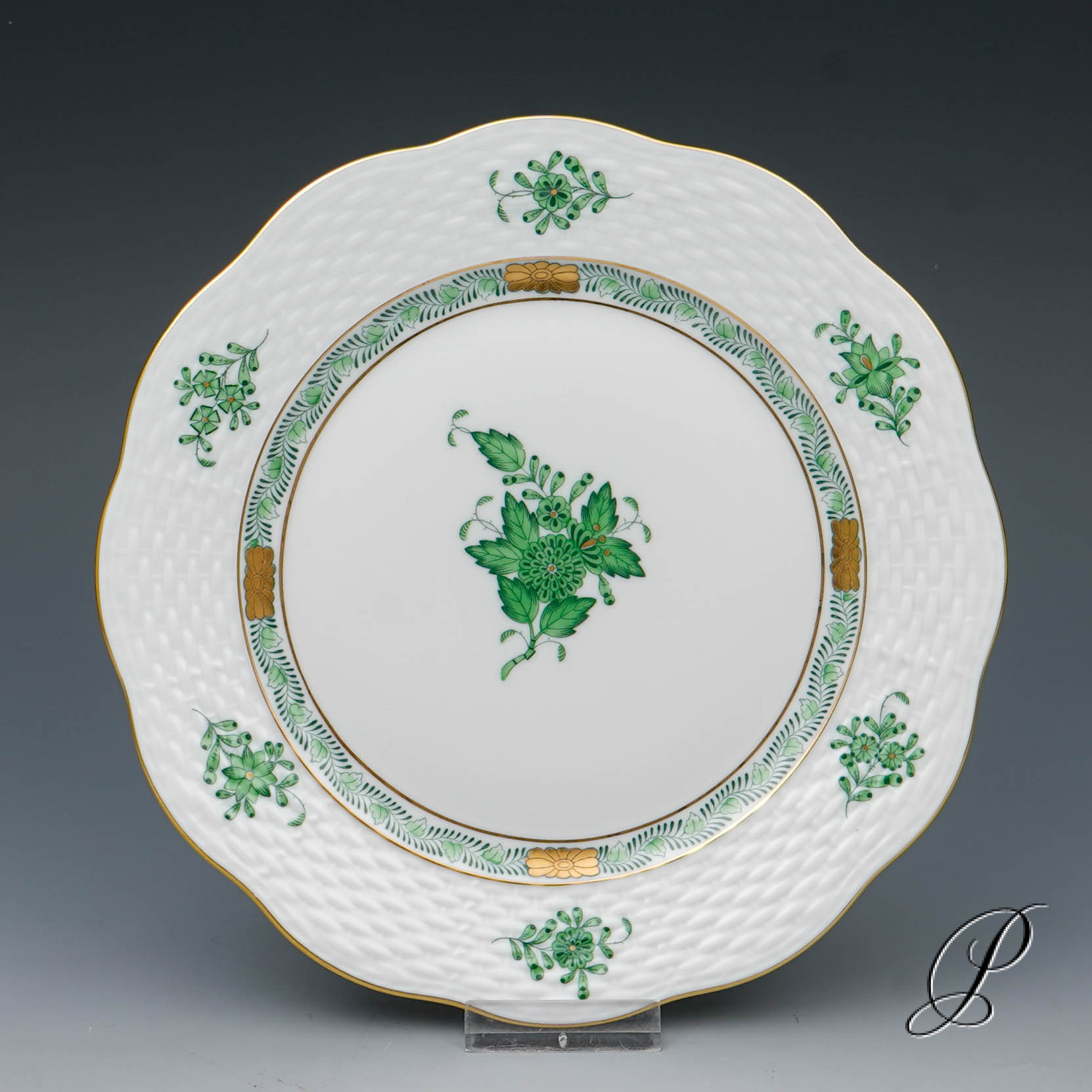 Teeservice Herend im Dekor Apponyi grün für 6 Personen – Bild 12