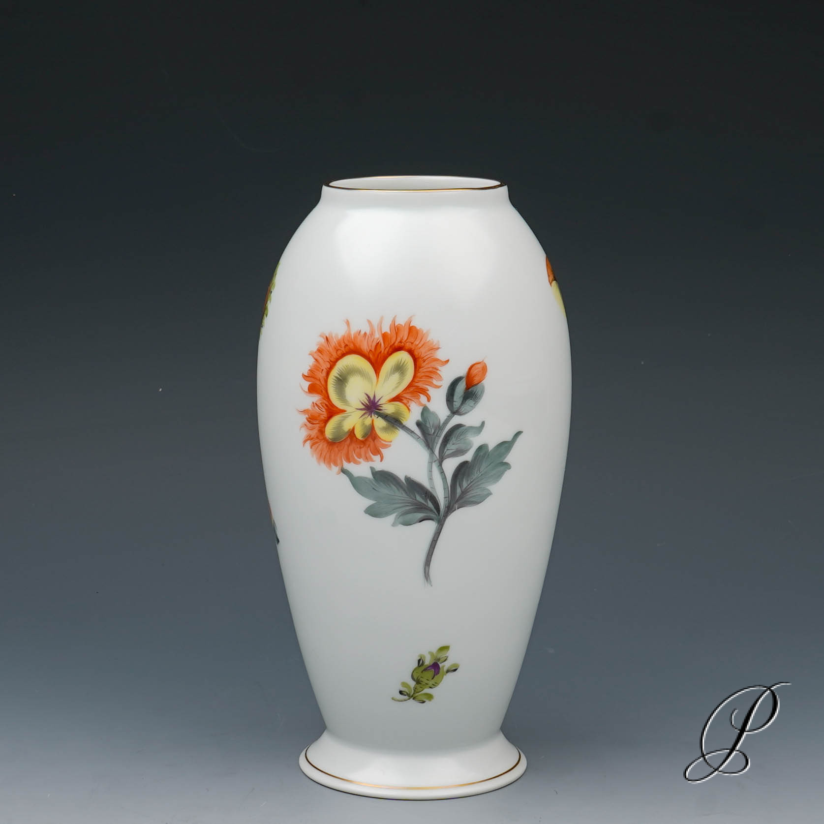 Vase Herend im Dekor BFR "Bouquet de Fruits" – Bild 2