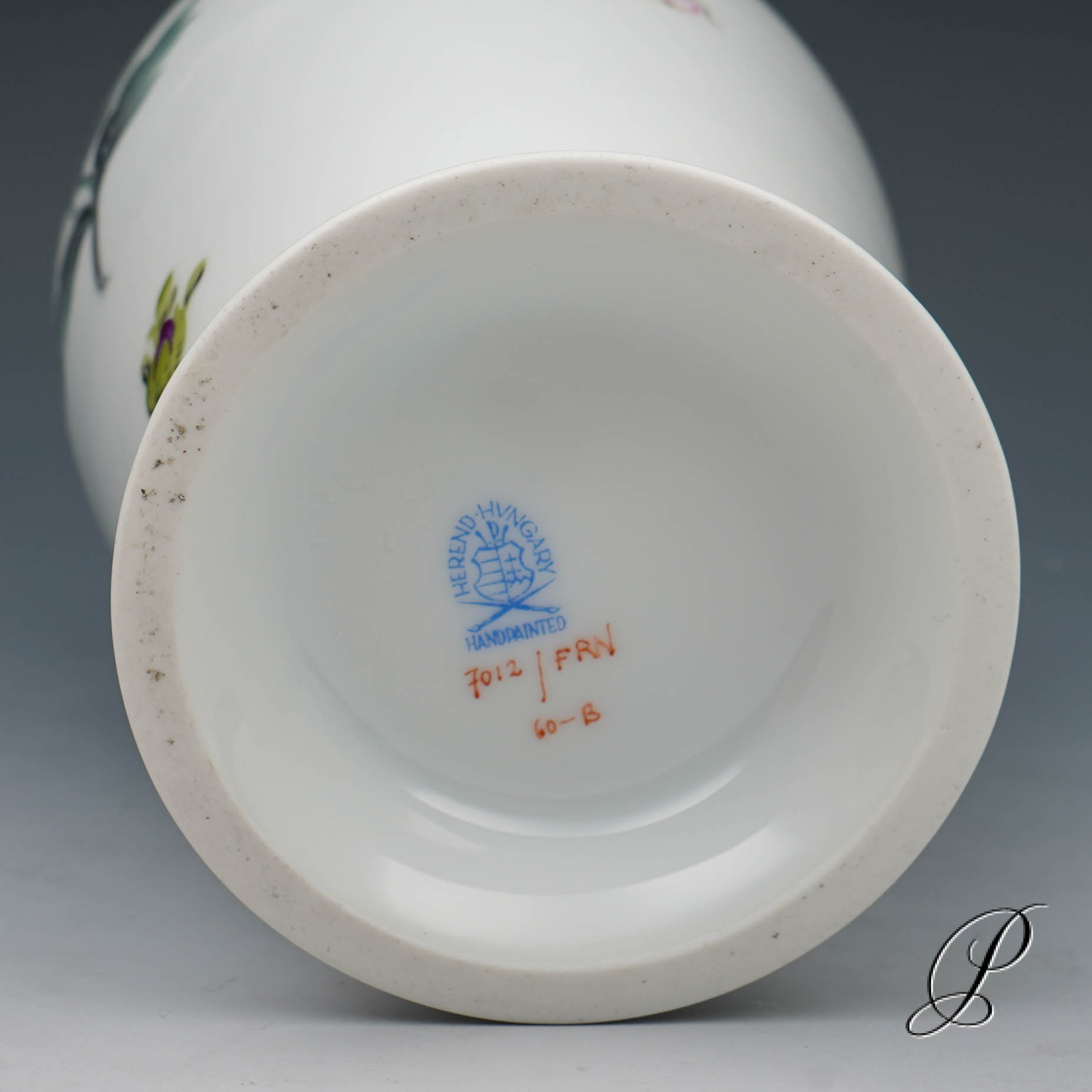 Vase Herend im Dekor BFR "Bouquet de Fruits" – Bild 7