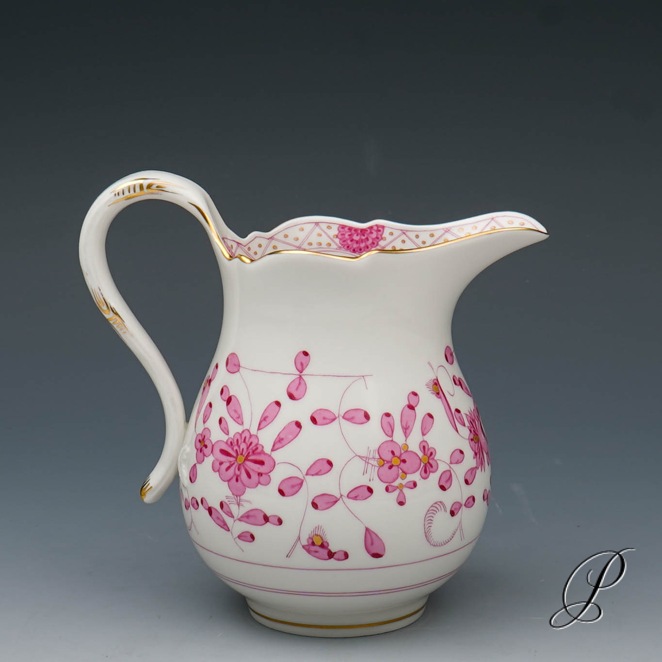 Kaffeeservice Meissen 1.Wahl reiche Indische Malerei purpur – Bild 10