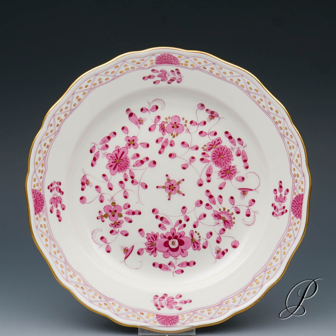 Kaffeeservice Meissen 1.Wahl reiche Indische Malerei purpur – Bild 18