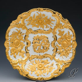 traumhafter großer Prunkteller aus Meissner Porzellan