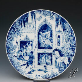 Wandteller Meissen 1.Wahl Dornröschen