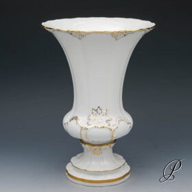 wunderschöne Biedermeier Prunkvase Meissen