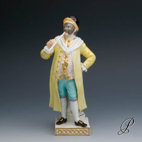 Figur Meissen 1.Wahl Cortesan aus der italienischen Komödie