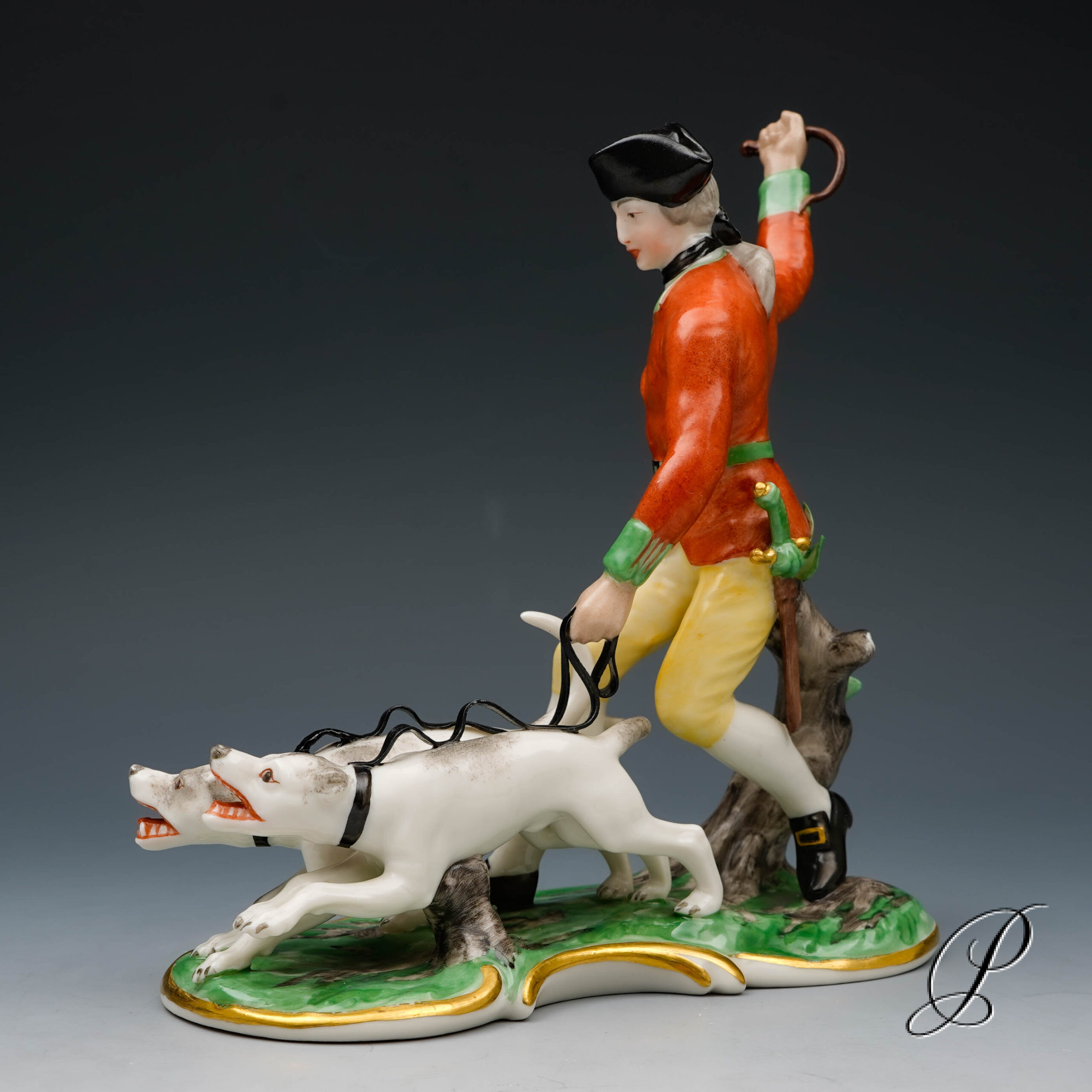 Figur Nymphenburg aus der Roten Jagd "Piquer mit Hunden" – Bild 7